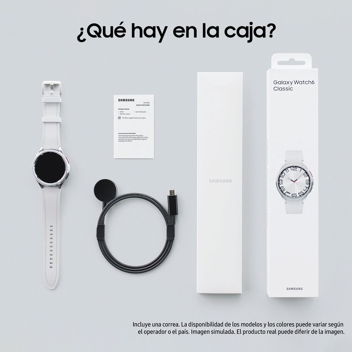 Samsung Galaxy Watch6 Classic 47mm Plata LTE Smartwatch Plata-5