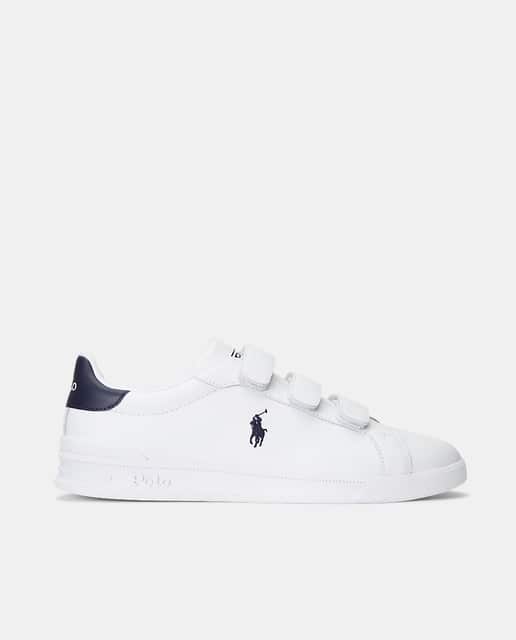 Imagen 0 de Zapatillas Heritage Court II de hombre tipo casco bajas en piel con cierre adherente