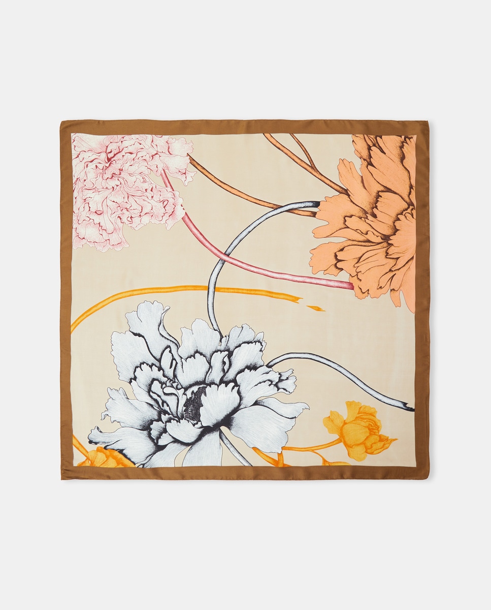 Foulard imprimé floral