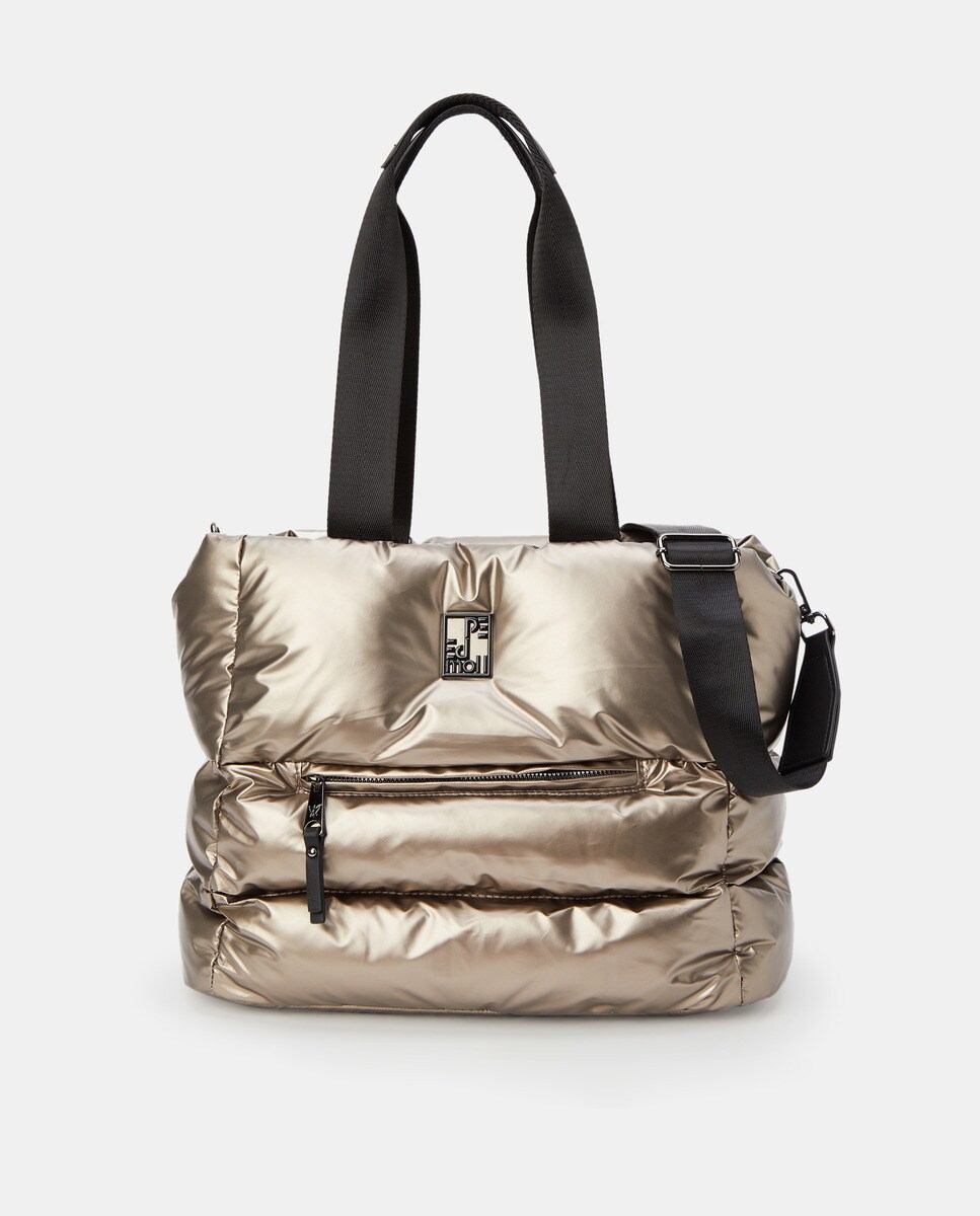 Sac cabas matelassé avec bandoulière amovible