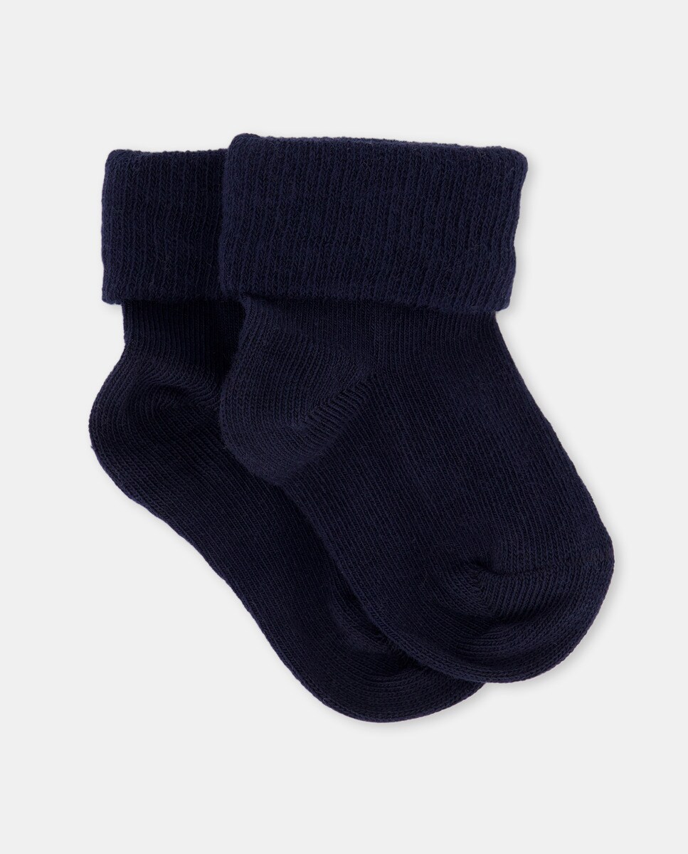 Lot de deux paires de chaussettes à revers