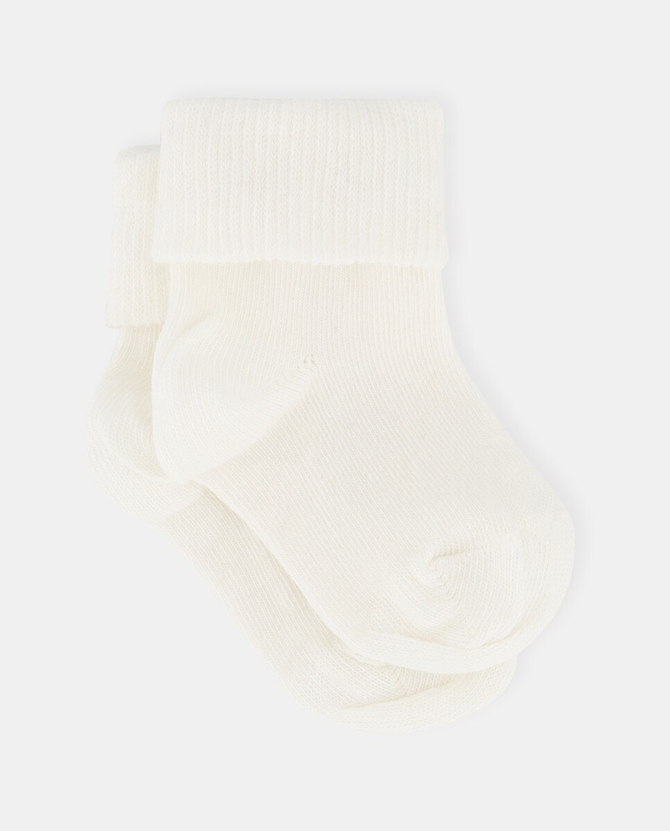 Lot de deux paires de chaussettes à revers