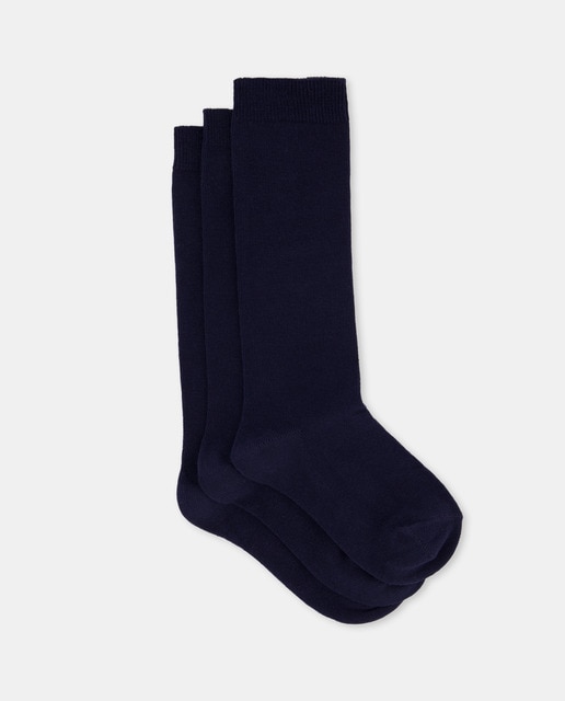 Imagen 0 de Pack de tres calcetines altos de niña