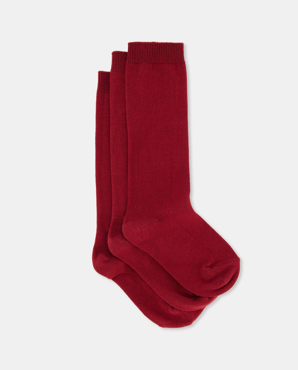 Lot de trois paires de chaussettes hautes
