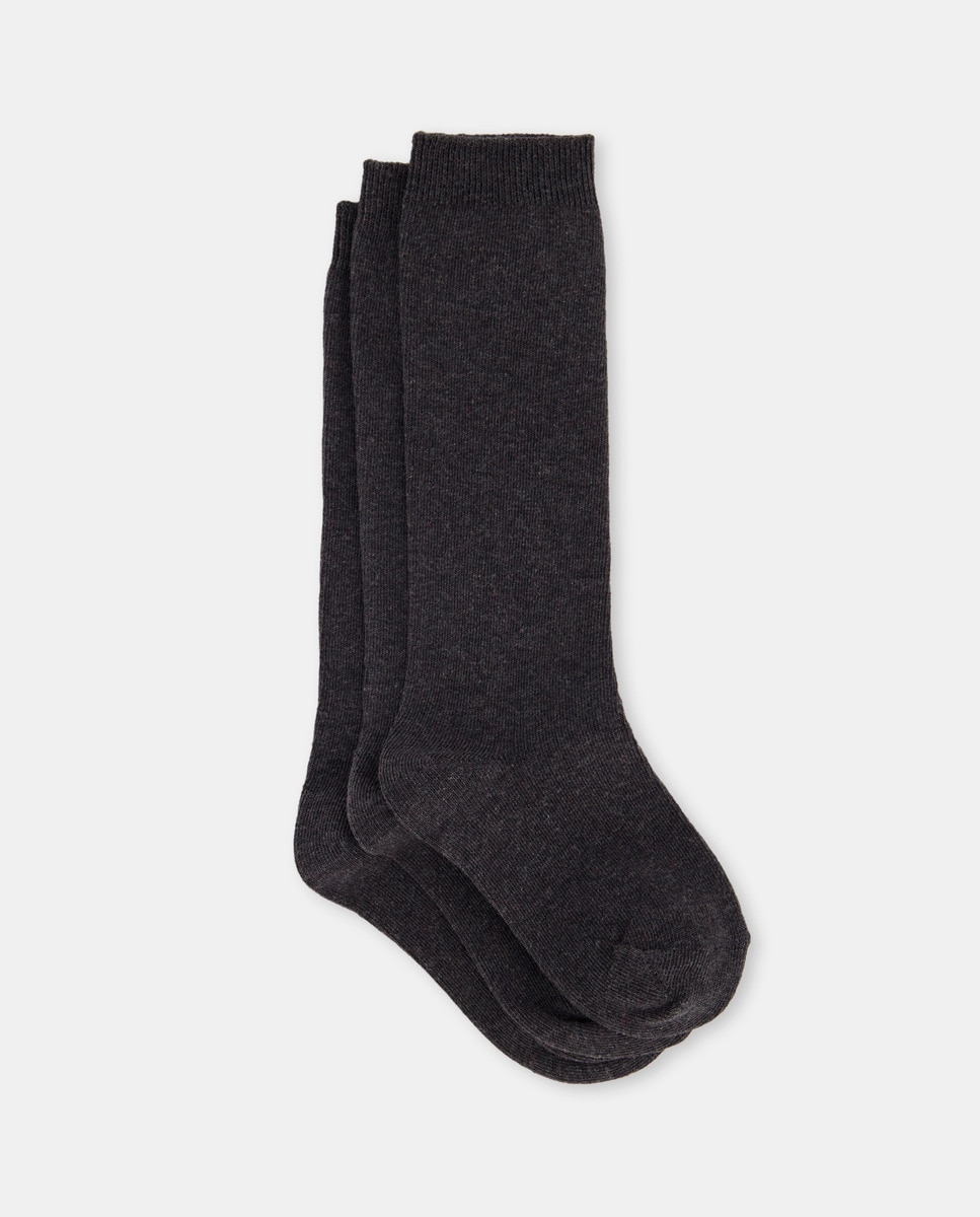 Lot de trois paires de chaussettes hautes