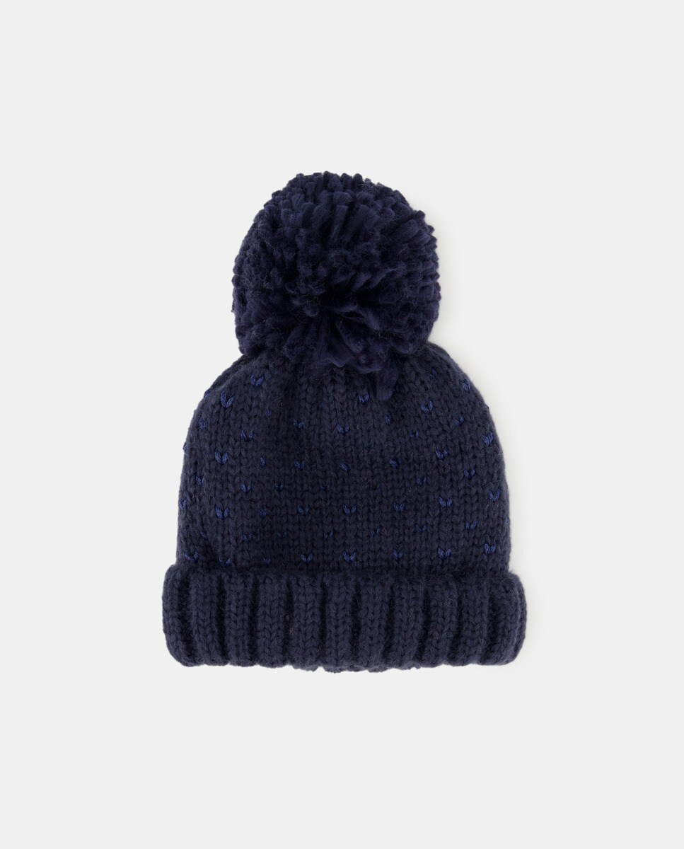 Bonnet fil lurex assorti