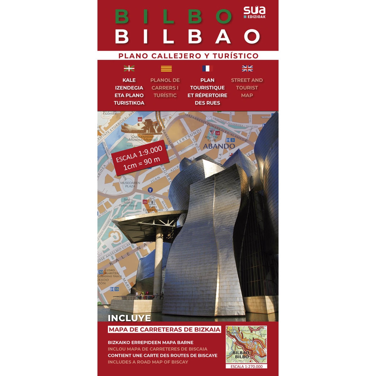 Imagem 0 de Bilbo - Bilbao: Plano callejero y turistico (Capa mole)