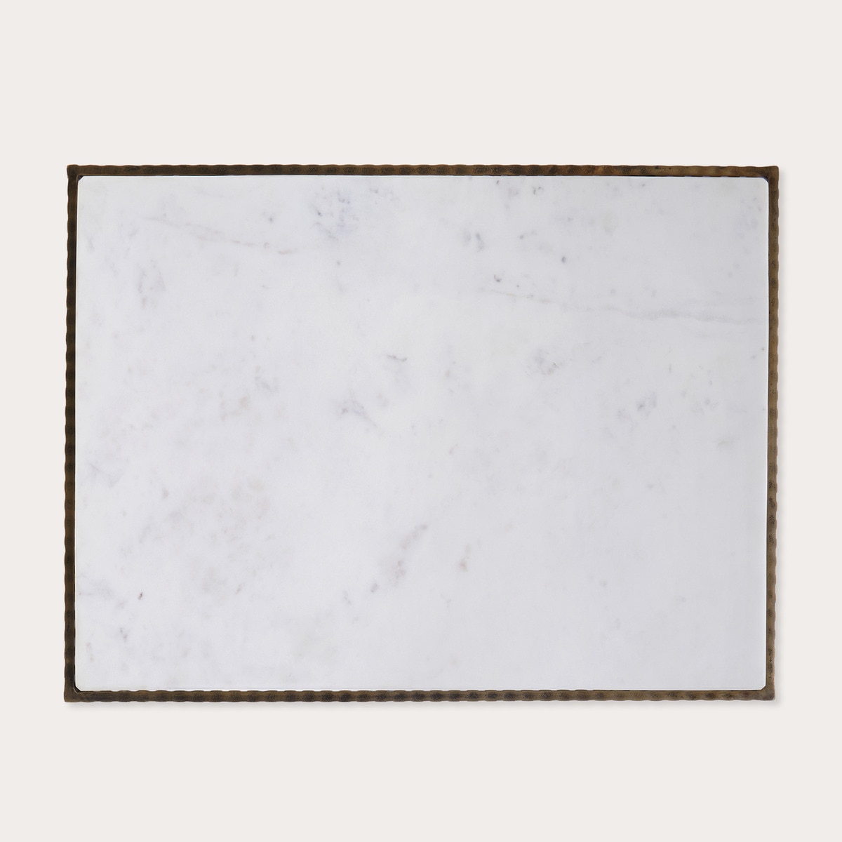 Mesa Auxiliar de Aço e Mármore Logan Branco-4