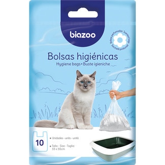 bolsas higiénicas para las bandejas del gatos talla única paquete 10 unidades - Biazoo