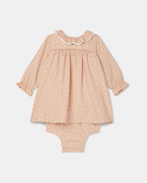 Imagen 0 de Vestido de bebé niña gola bellotas