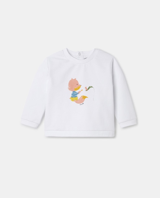 Imagen 0 de Sudadera de bebé con estampado delantero y manga larga