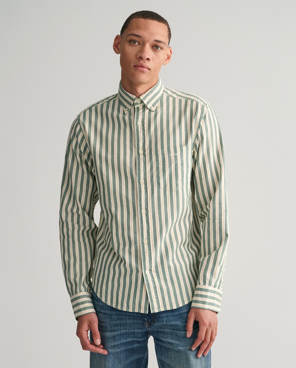 Chemise coupe regular à motif