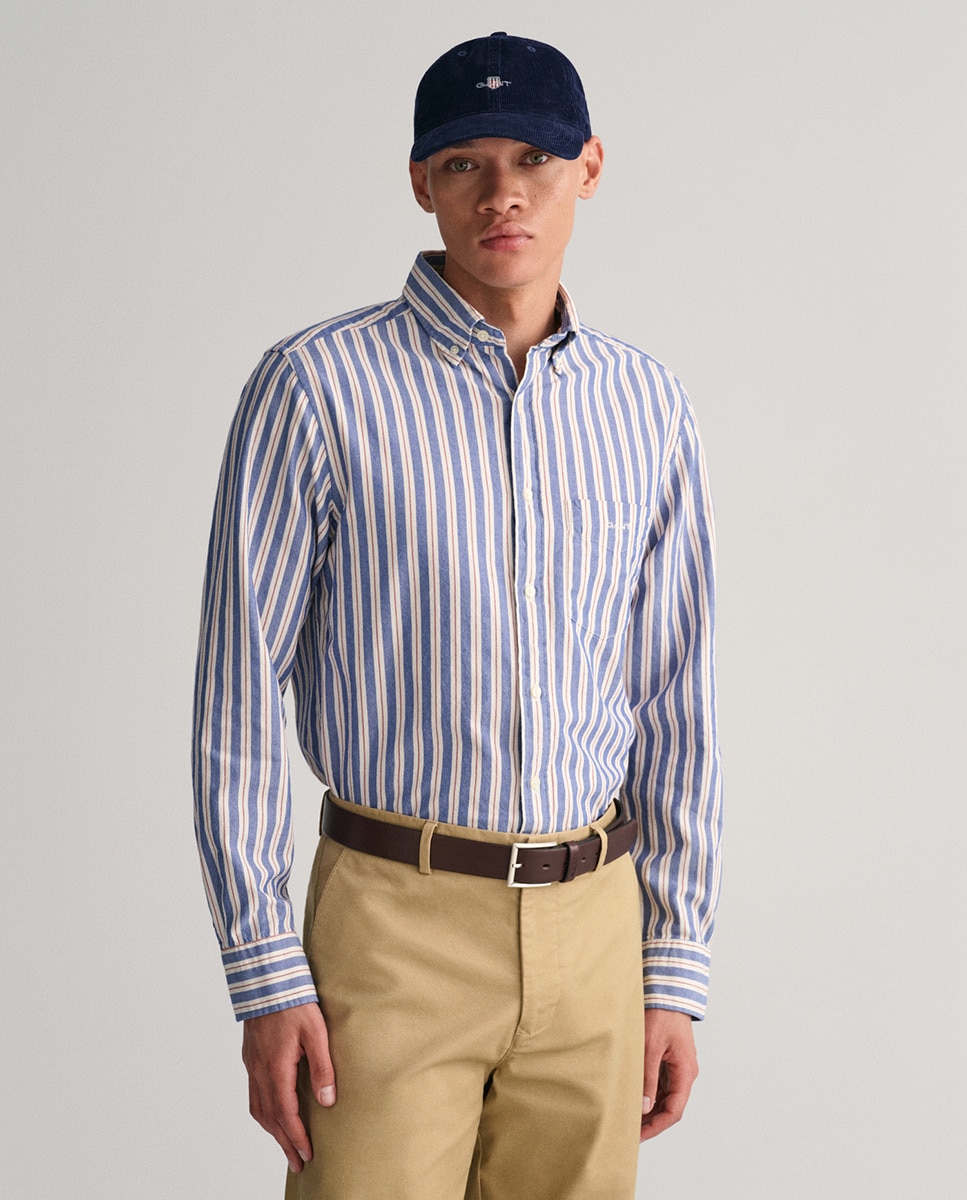 Chemise coupe regular à motif