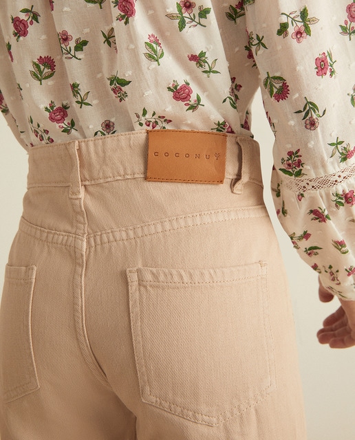 Imagen 0 de Pantalón vaquero flare de niña