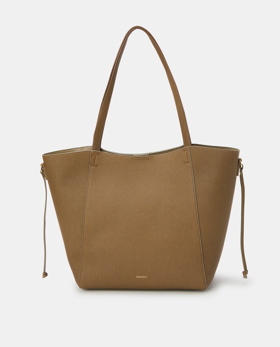 Sac cabas moyen uni avec logo