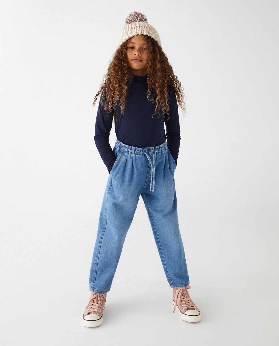 Tshirt basic à col montant