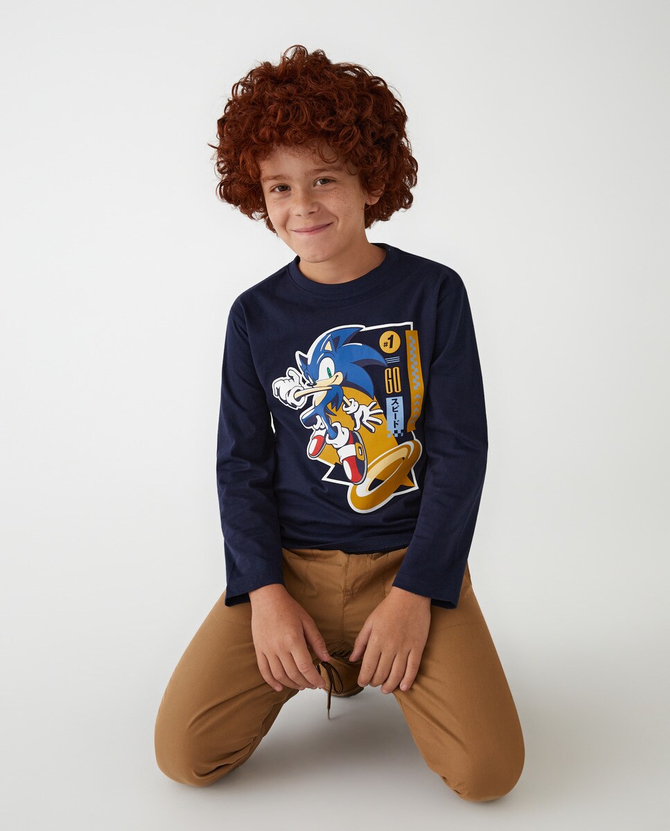 Tshirt manches longues licence Sonic