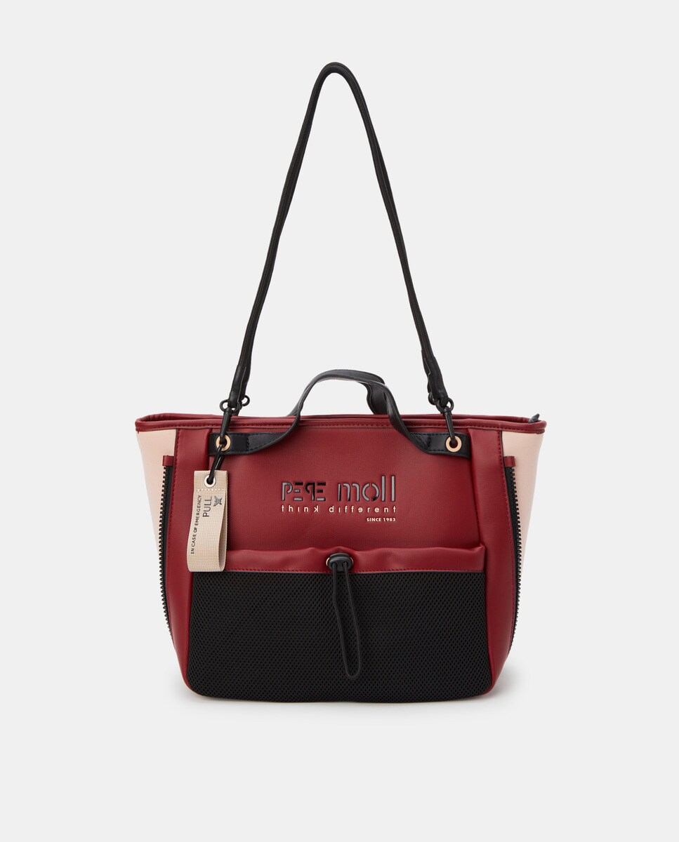 Sac cabas à détails en néoprène et poches extérieures