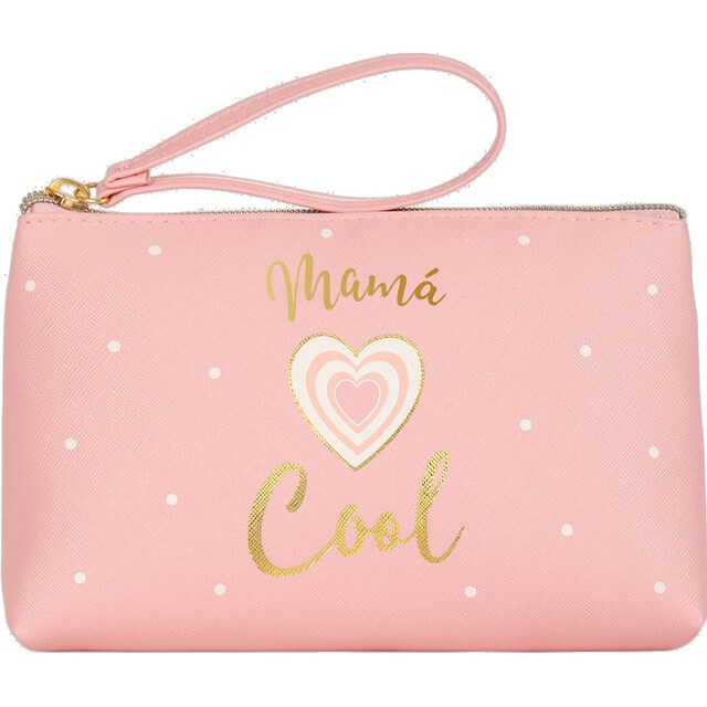 Imagen 0 de Portatodo grande con cremallera Mamá Cool Draeger rosa