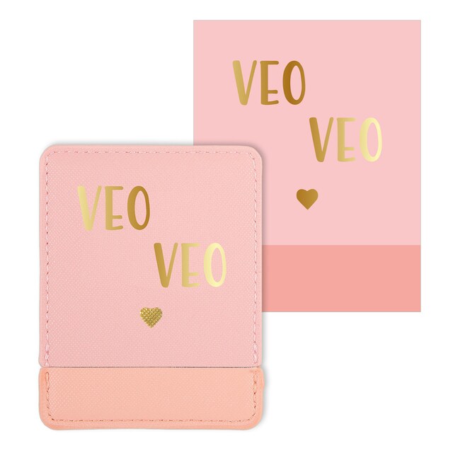 Imagen 0 de Tarjeta espejo Veo Veo Draeger rosa