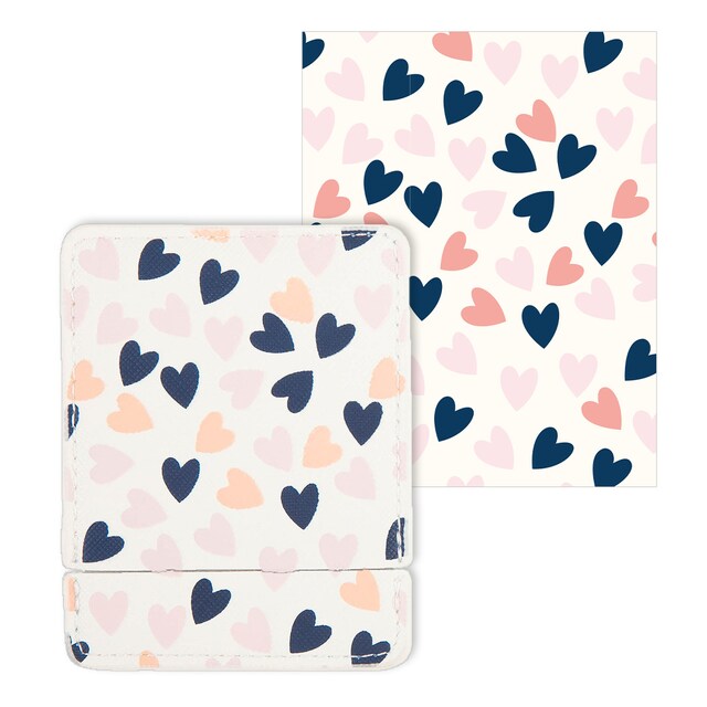 Imagen 0 de Tarjeta espejo corazones Draeger rosa