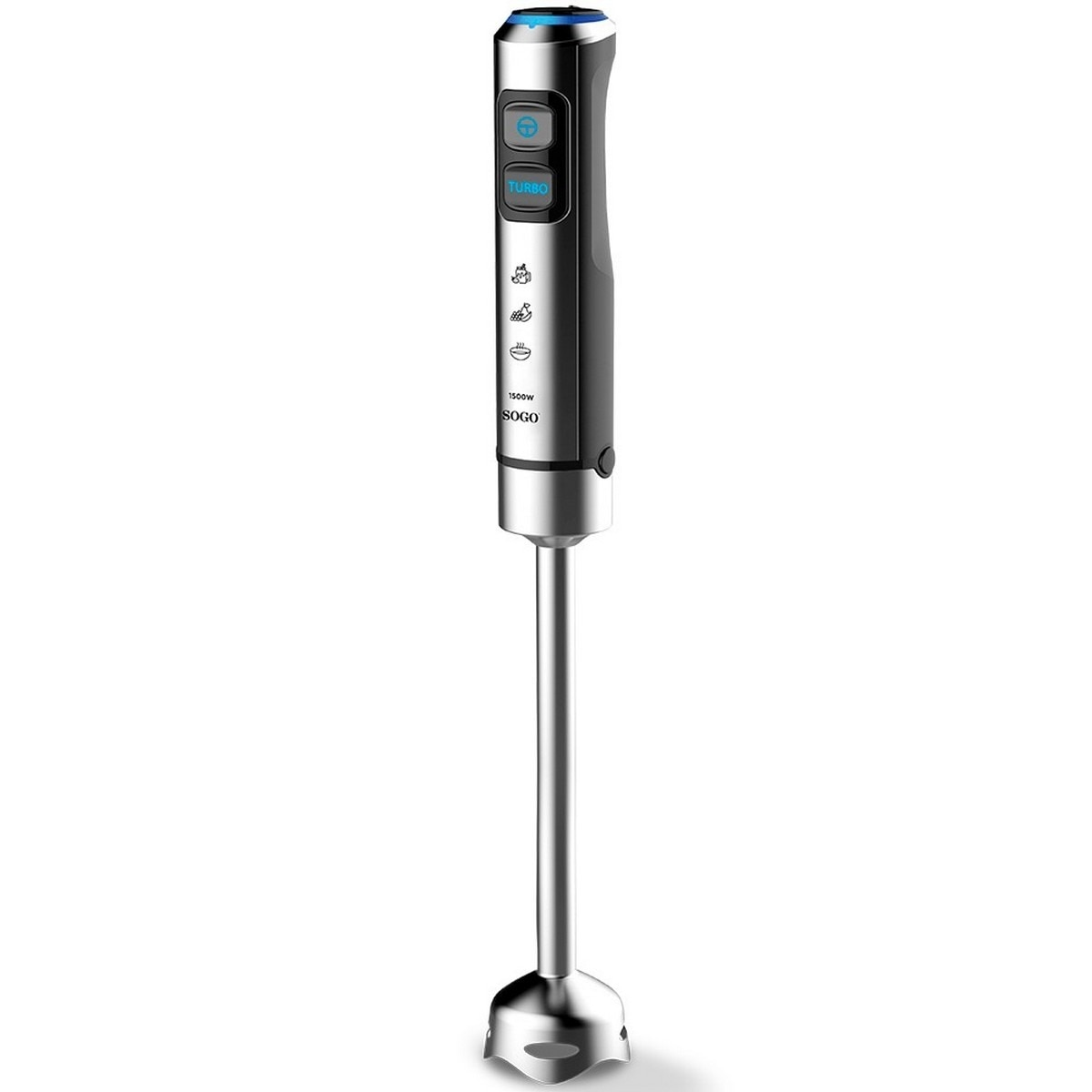 Varinha Mágica Sogo BAT-SS-14480 de 1500 W com Acessórios - Inox e Preto Inox/Preto-3