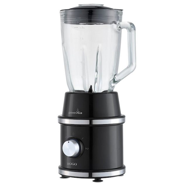 Imagem 0 de Liquidificador Sogo BAT-SS-5545 de 1300 W e Capacidade de 1,5 Litros - Preto