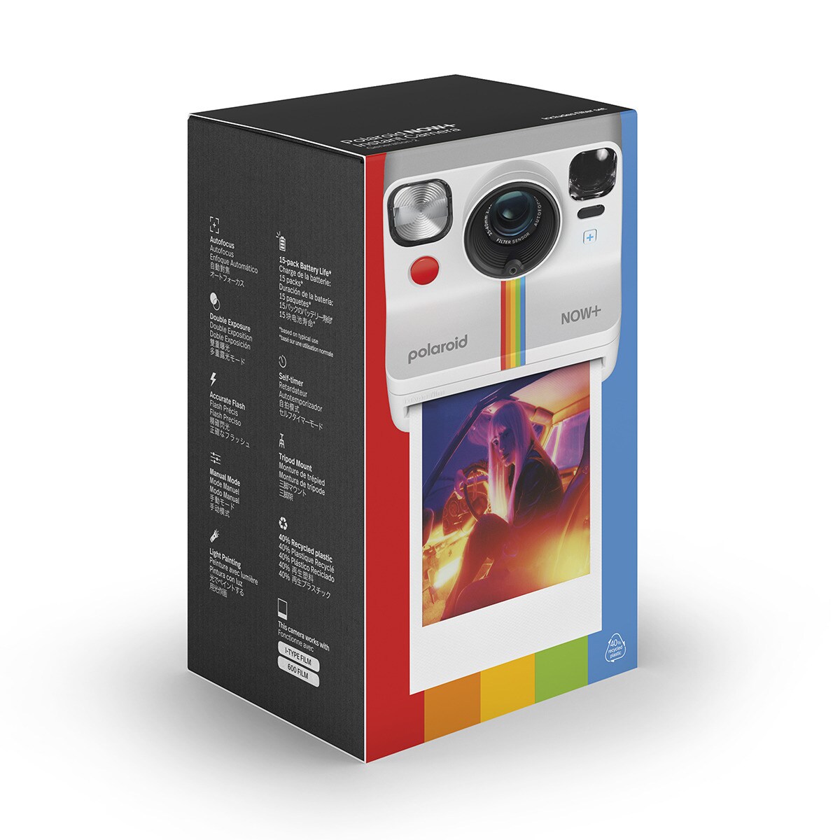 Cámara instantánea Polaroid Now+ G2 Blanco-3