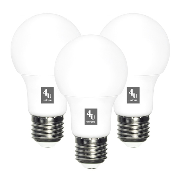 Imagem 0 de Pack de 3 Lâmpadas LED SMD Standard E27 7 W 810 lm 3000 K 450202A