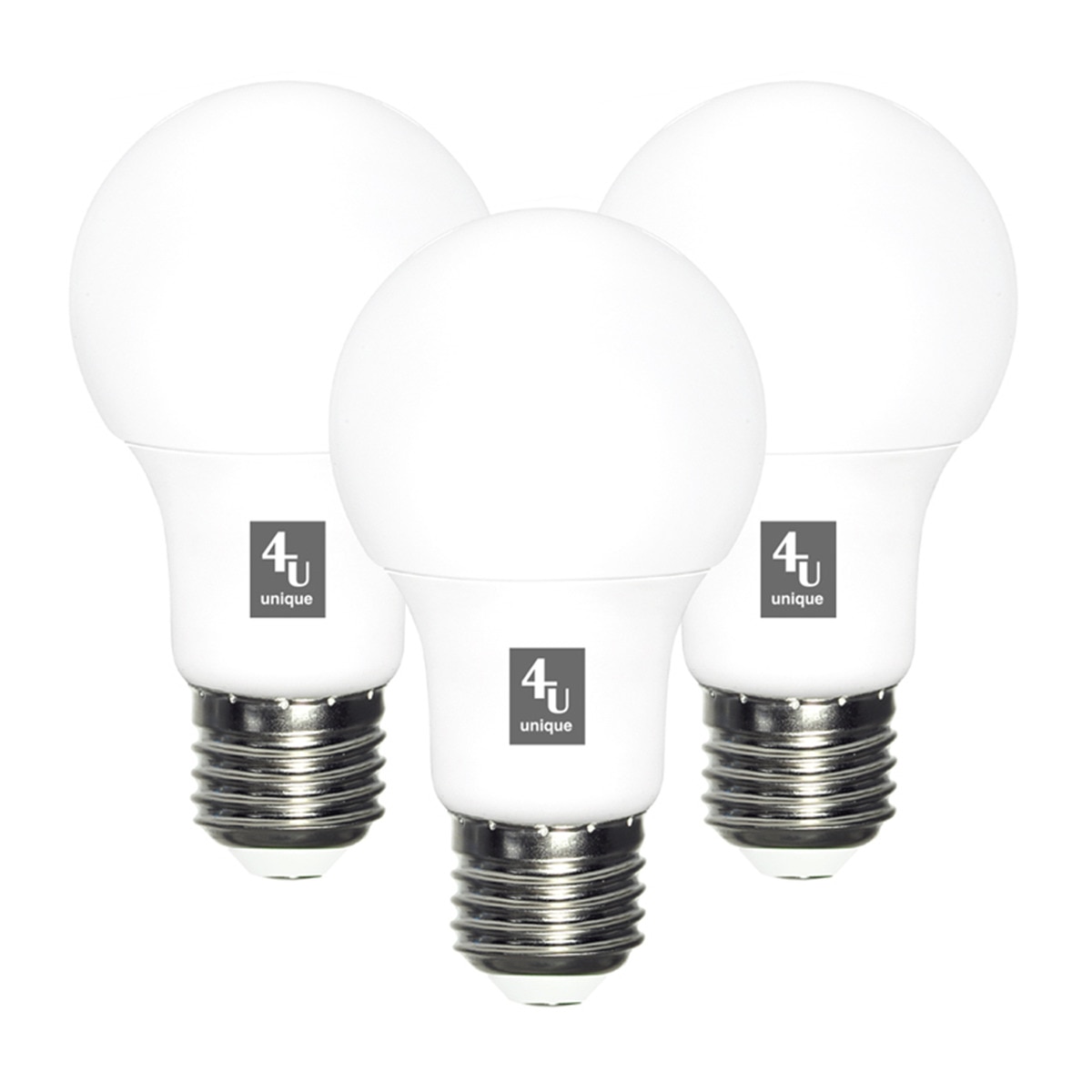 Imagem 0 de Pack de 3 Lâmpadas LED SMD Standard E27 7 W 810 lm 4000 K 450203A