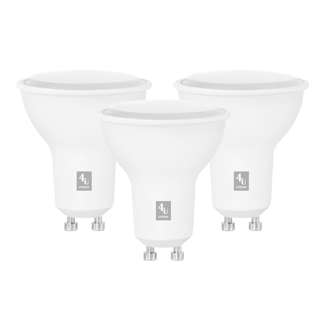 Imagem 0 de Pack de 3 Lâmpadas LED GU10 Neutras 5,5 W 500 lm 4000 K 450230A