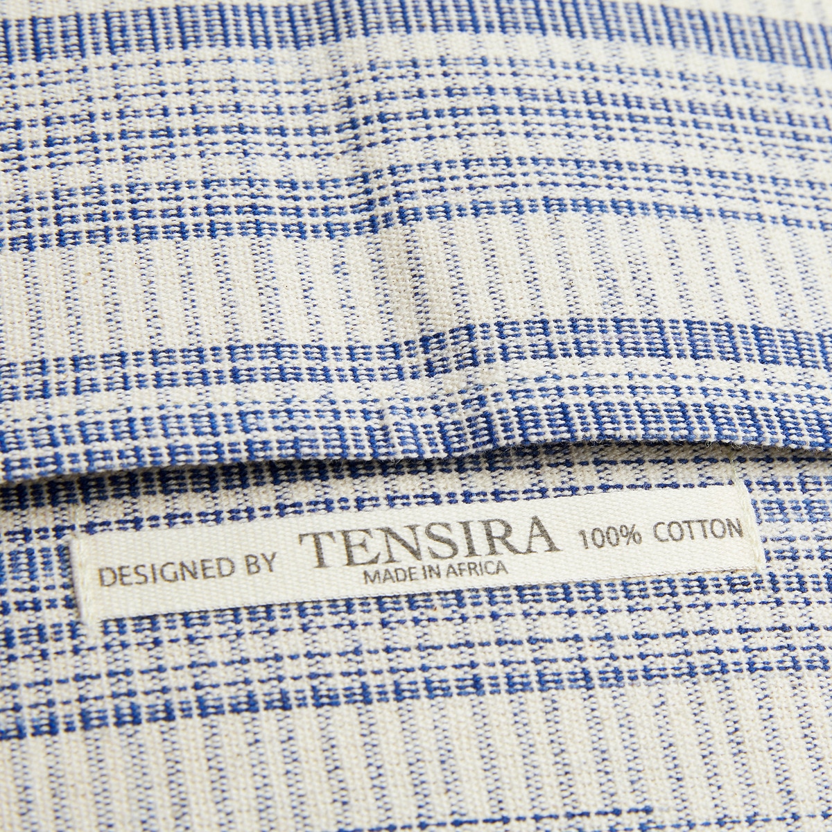 Capa de Almofada Artesanal K210 Azul-3