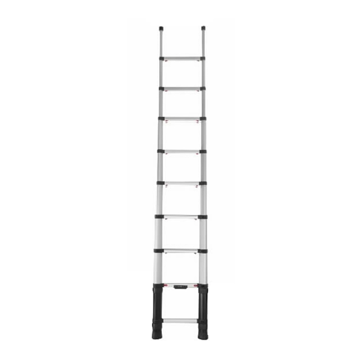 Escalera Telescópica Prime Line 3 m - 9 Peldaños Acero / Negro-4