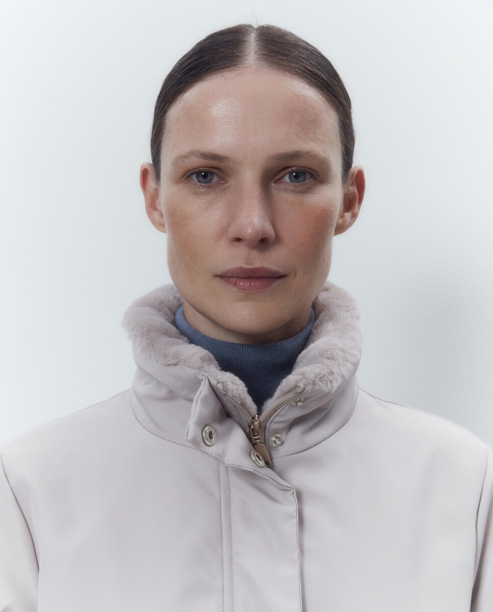 Parka classique avec ceinture