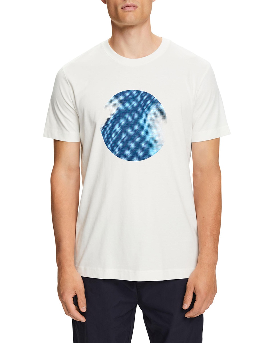 Tshirt regular fit cercle imprimé