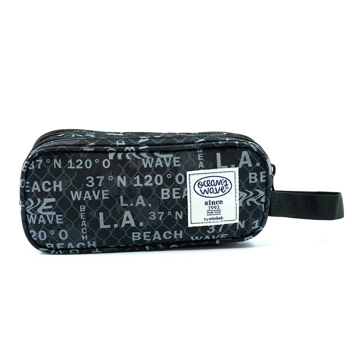 Estojo de 3 Fechos de Correr West Coast - Preto Preto / Cinzento-3