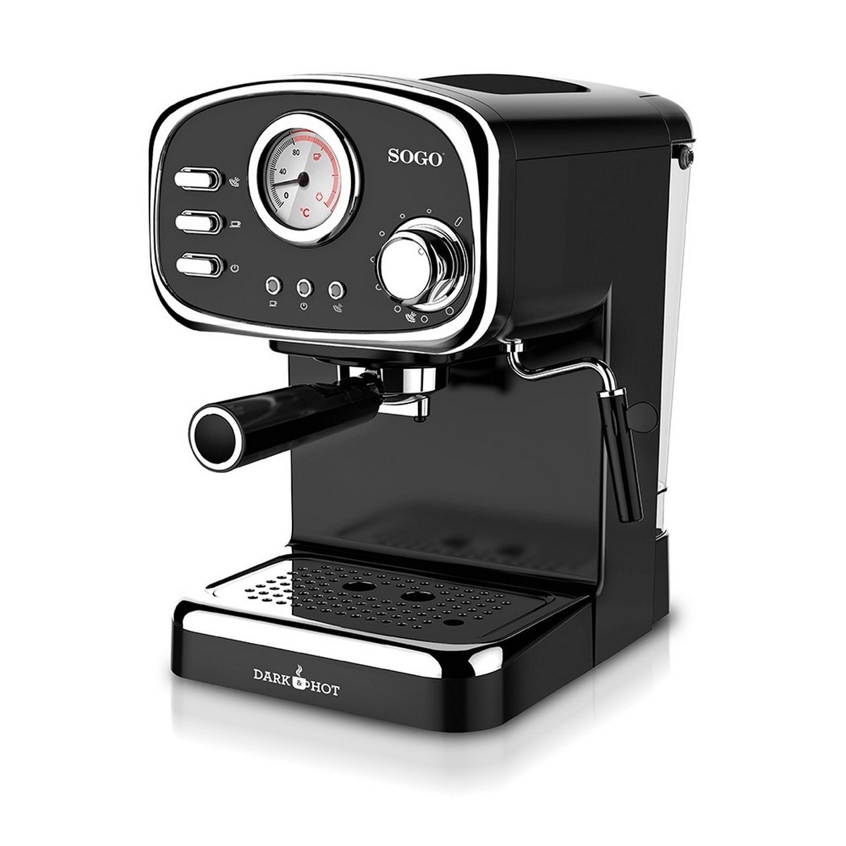 Máquina de Café Manual Sogo CAF-SS-5680 Expresso de 1100 W - Preto Preto-1