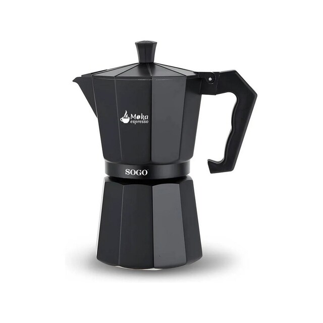 Imagem 0 de Cafeteira Italiana Sogo CAF-SS-7610 Moka Espresso - 6 Chávenas - Preto