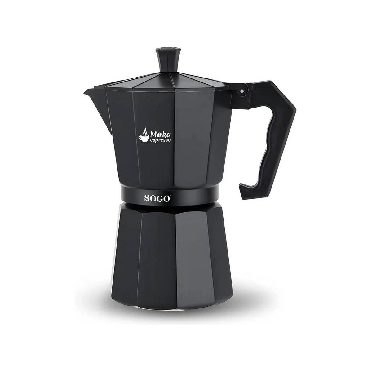 Cafeteira Italiana Sogo CAF-SS-7615 Moka Espresso - 9 Chávenas - Preto Preto-1