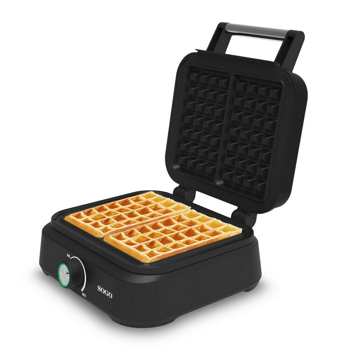Máquina de Waffles Sogo WAF-SS-7235 de 1500 W - Preto Preto-3