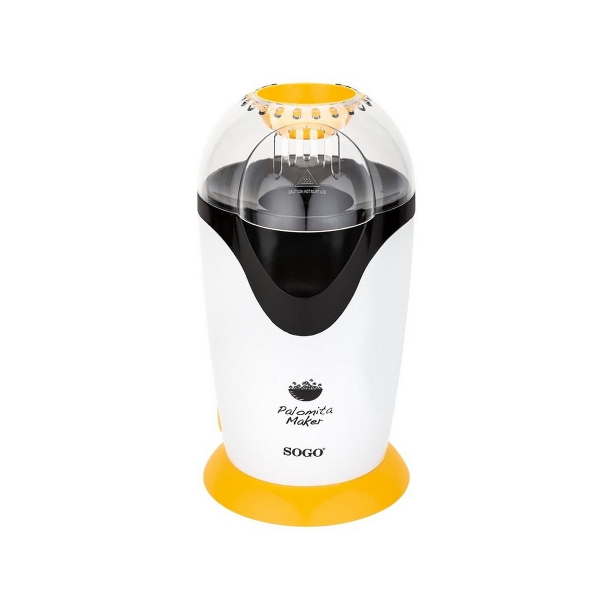 Imagem 0 de Máquina de Pipocas Sogo PAL-SS-11320-Y de 1200 W - Branco e Amarelo