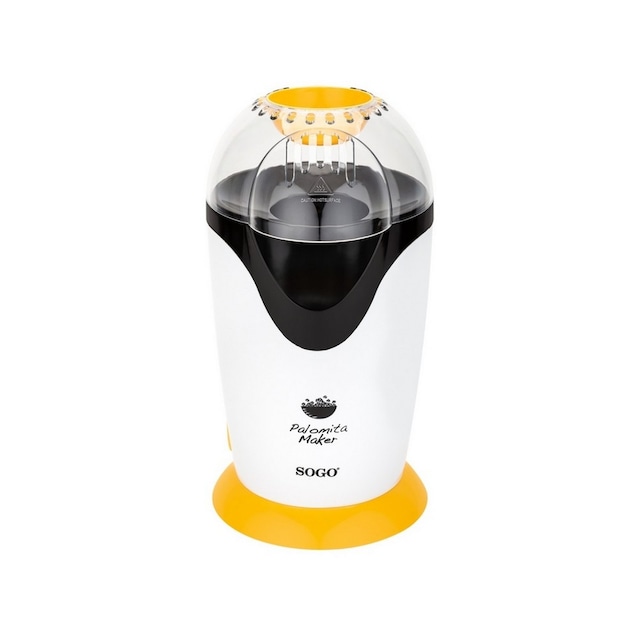Imagem 0 de Máquina de Pipocas Sogo PAL-SS-11320-Y de 1200 W - Branco e Amarelo