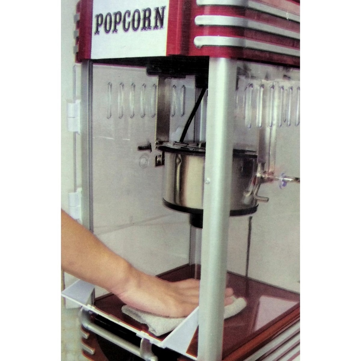 Máquina de Pipocas Sogo PAL-SS-11350 de 310 W - Vermelho Vermelho-4