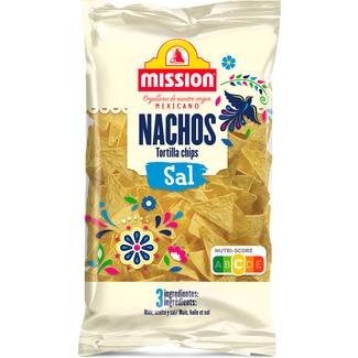 nachos artesanos chips sal paquete 200 g - Mission