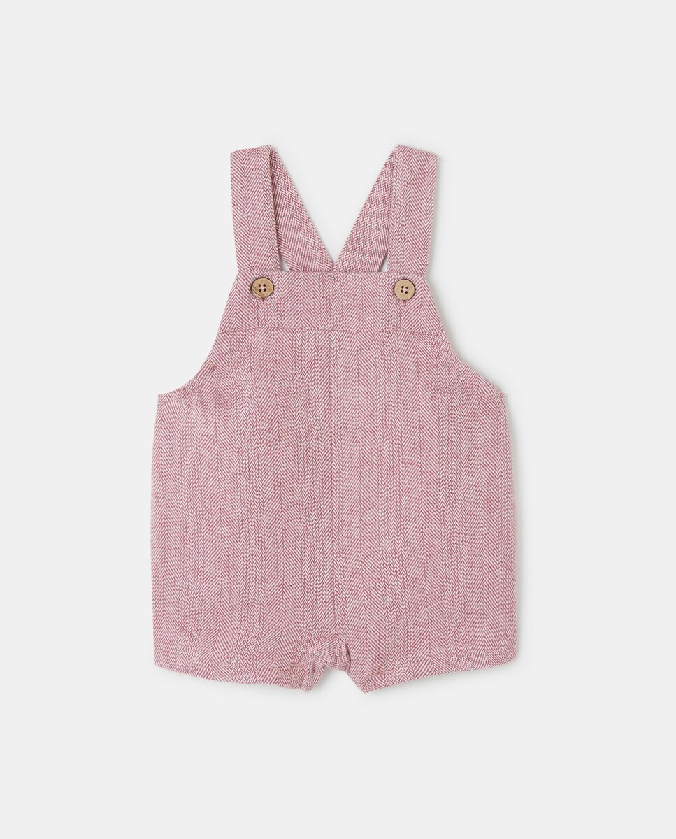 Salopette unie avec bretelles