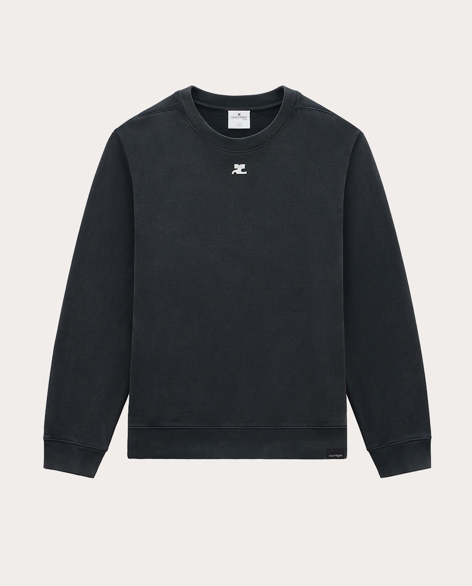 Sudadera de algodón Negro-1