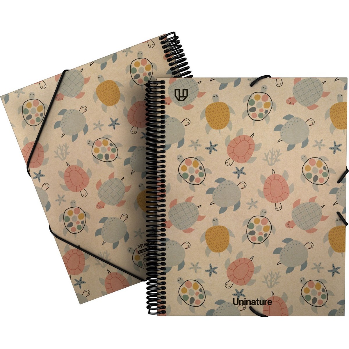 Imagem 0 de Pasta com 30 Micas Maxiplás UniNature Tartarugas