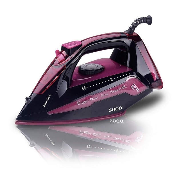 Imagem 0 de Ferro a Vapor Sogo PLA-SS-6330-PU de 2800 W e Jato de Vapor 200g/min - Roxo