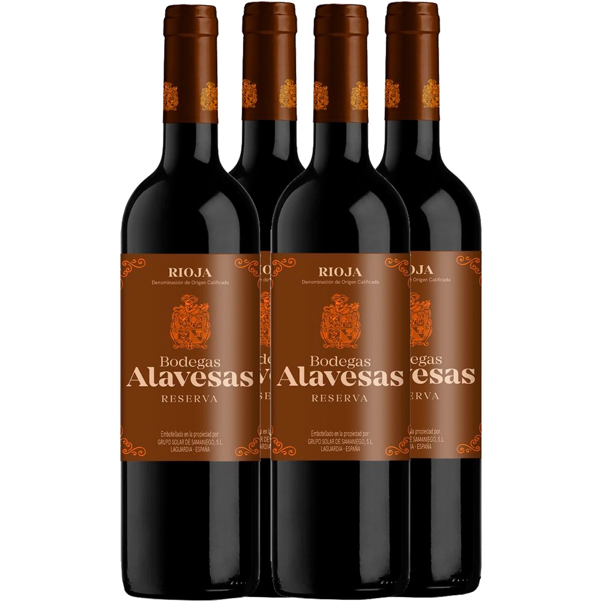 vino tinto tempranillo graciano reserva DOCa Rioja Caja 4 botellas 75 cl