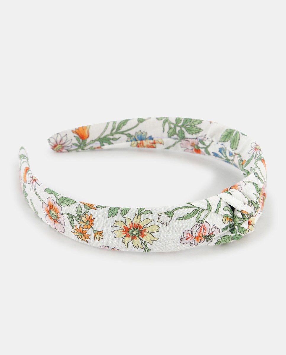 Serretête imprimé fleurs Liberty